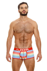 JOR 1752 Boxer de soirée imprimé en couleur
